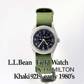 <img class='new_mark_img1' src='https://img.shop-pro.jp/img/new/icons14.gif' style='border:none;display:inline;margin:0px;padding:0px;width:auto;' />L.L.Bean Field Watch by HAMILTON Khaki 9219Cal.649 