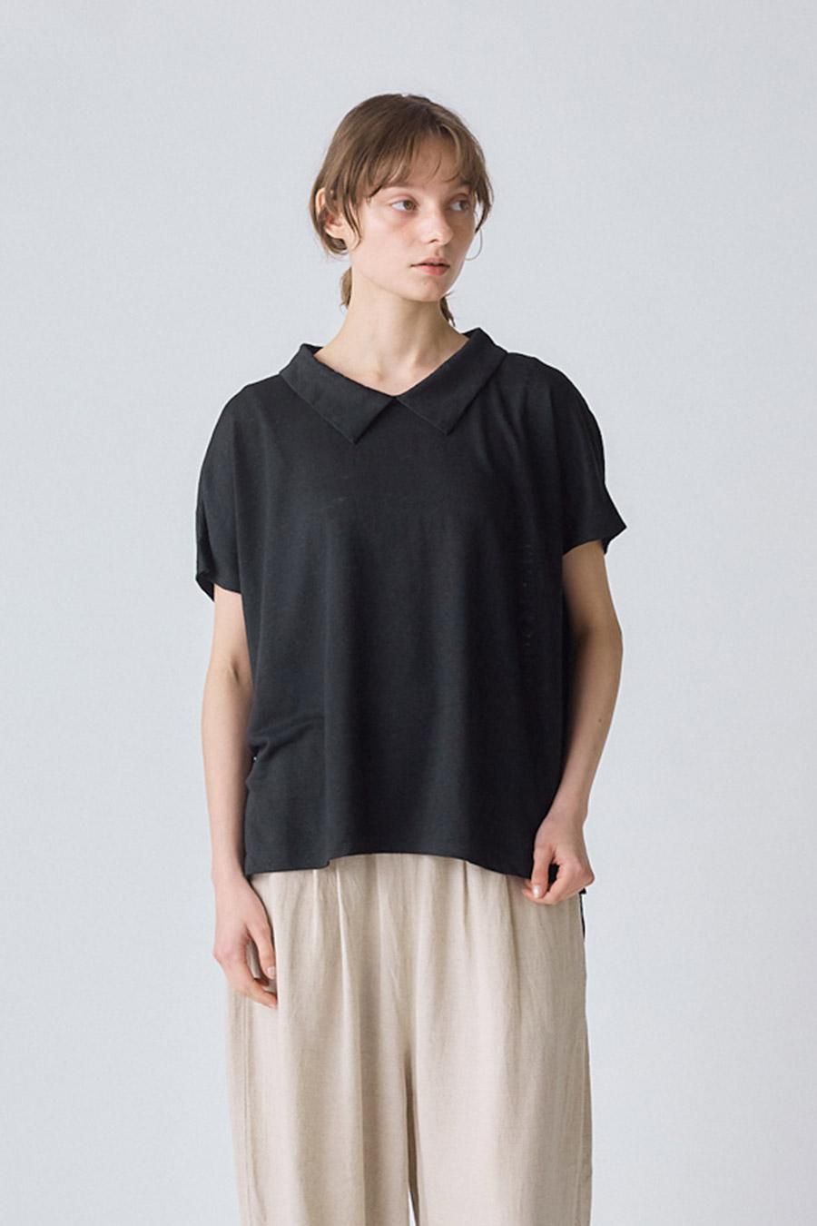 linen with collar pullover / ͥ󥫥顼ץ륪С