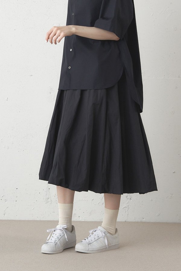cotton/linen balloon skirt