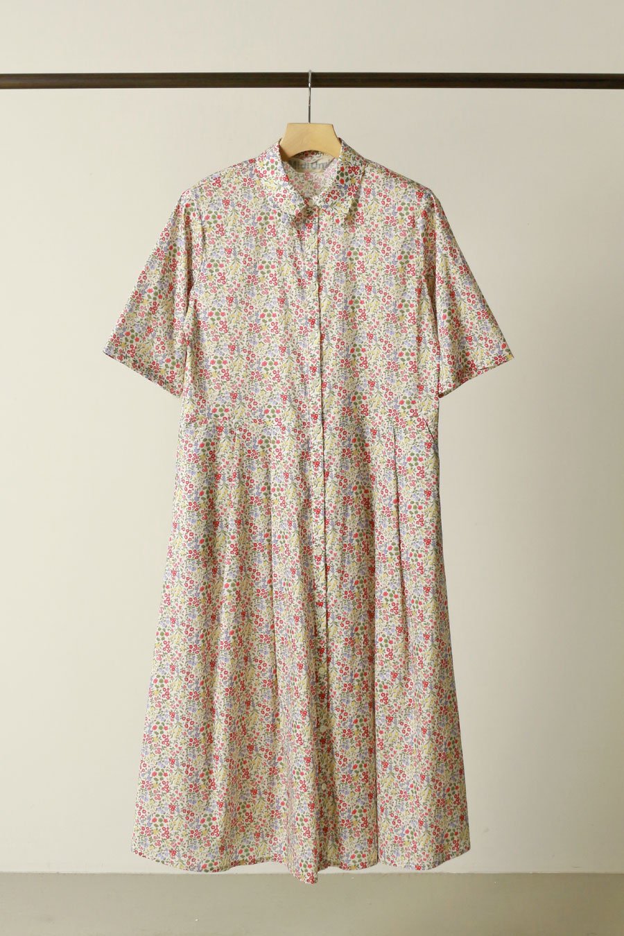 LIBERTY PRINT shirt one piece - MidiUmi（ミディウミ）｜ONLINE SHOP