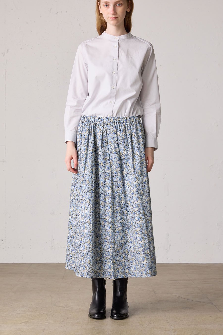 LIBERTY volume gather skirt - MidiUmi（ミディウミ）｜ONLINE SHOP