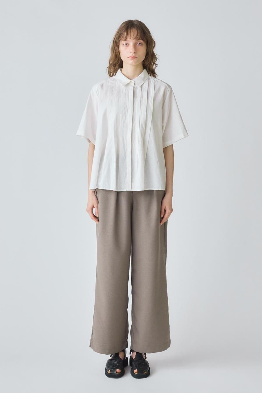 tuck easy pants - MidiUmi（ミディウミ）｜OFFICIAL ONLINE SHOP