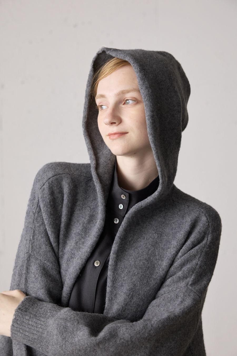 Adomi women's long top hooded down coat