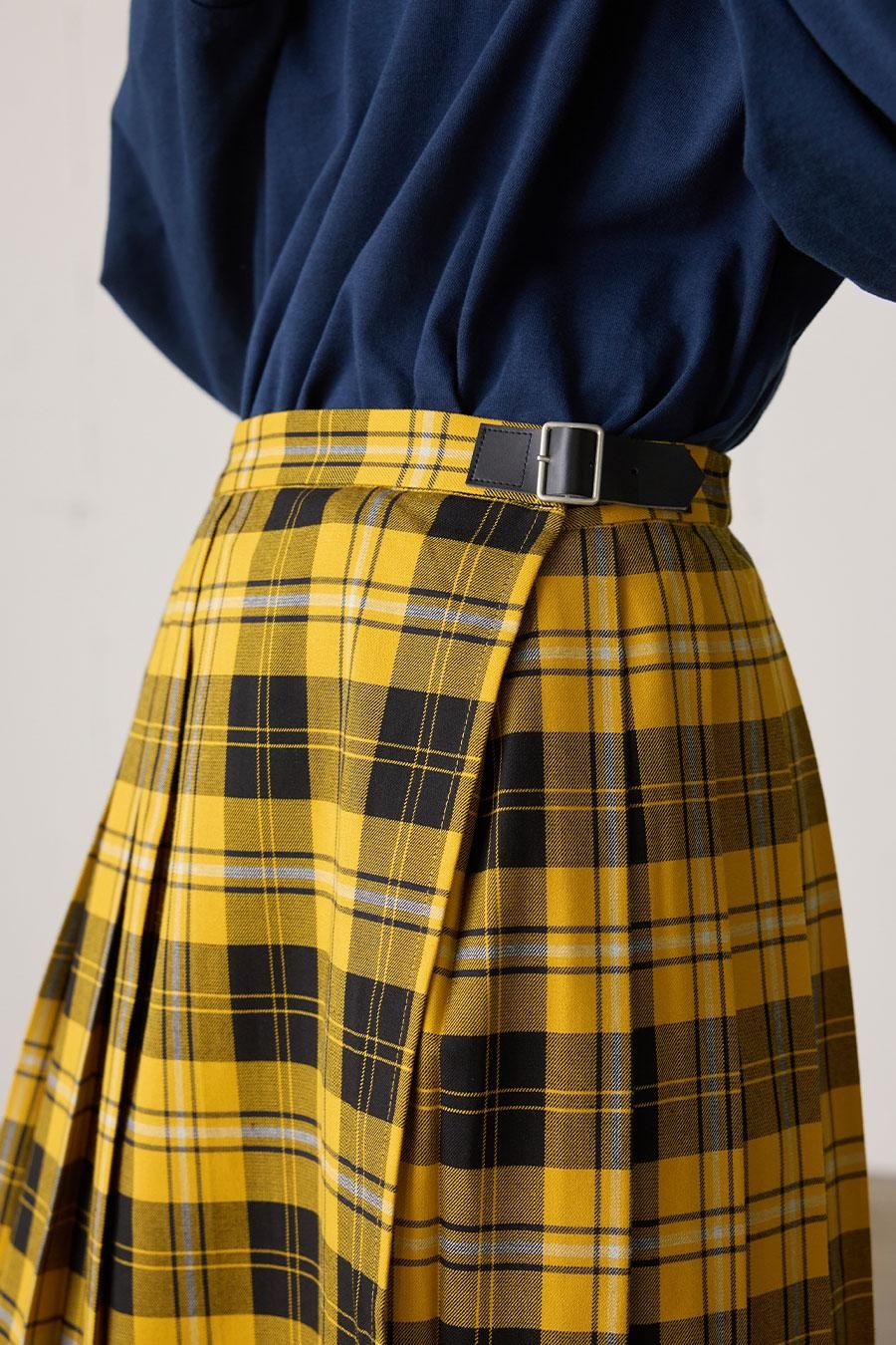 wrap pleats skirt - MidiUmi(ミディウミ)|ONLINE SHOP