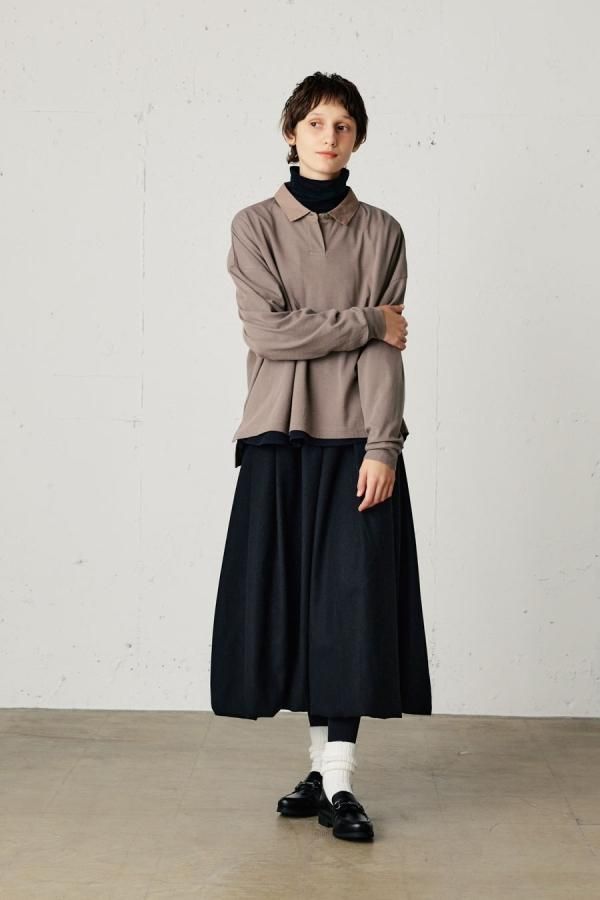 polo collar pullover