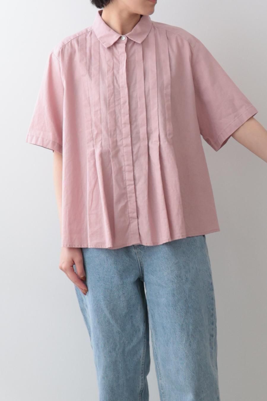 tuck short shirt - MidiUmi（ミディウミ）｜OFFICIAL ONLINE SHOP