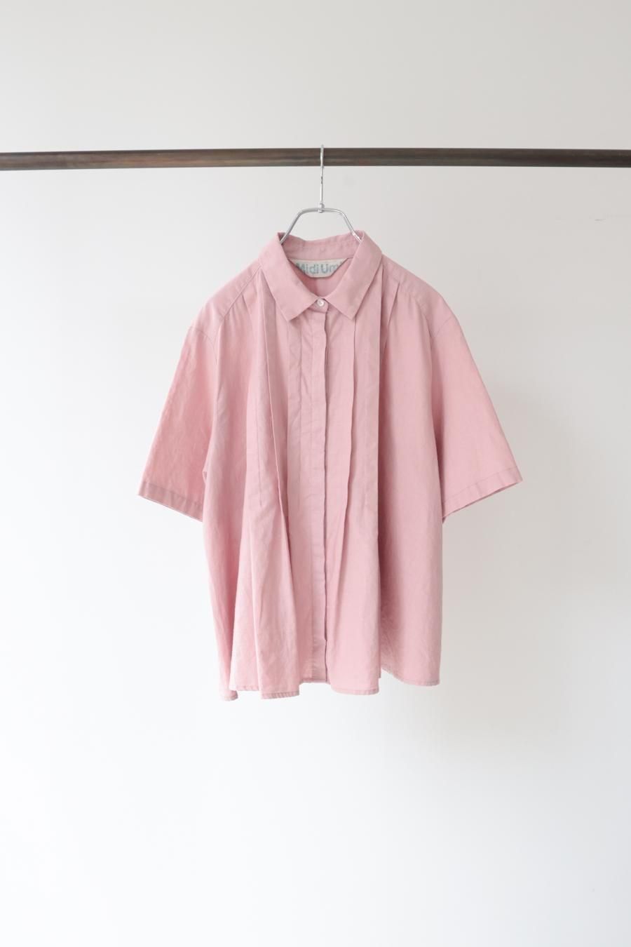 tuck short shirt - MidiUmi（ミディウミ）｜OFFICIAL ONLINE SHOP
