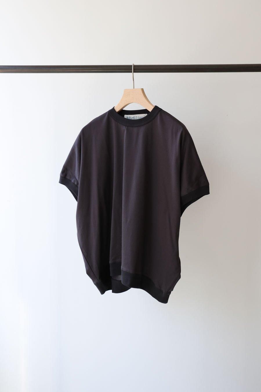 【美品】PAMEO POSE Mandarin Cocoon Coat ブルー PAMEO POSE(パメオポーズ) / Mandarin Cocoon/マンダリン
