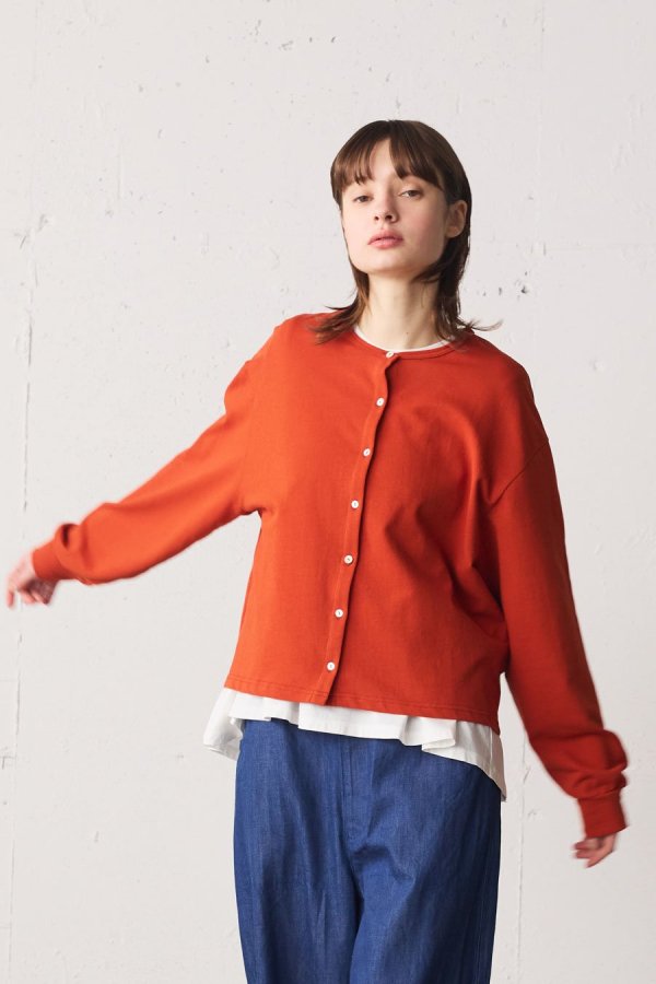 <img class='new_mark_img1' src='https://img.shop-pro.jp/img/new/icons8.gif' style='border:none;display:inline;margin:0px;padding:0px;width:auto;' />crew neck short cardigan 