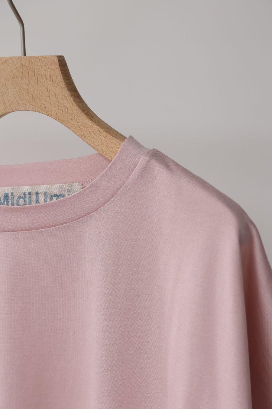 ミディウミ　ドルマン　リラックス　Tシャツ　ベージュ　麻　リネン dolman basic T shirt - MidiUmi（ミディウミ）｜OFFICIAL
