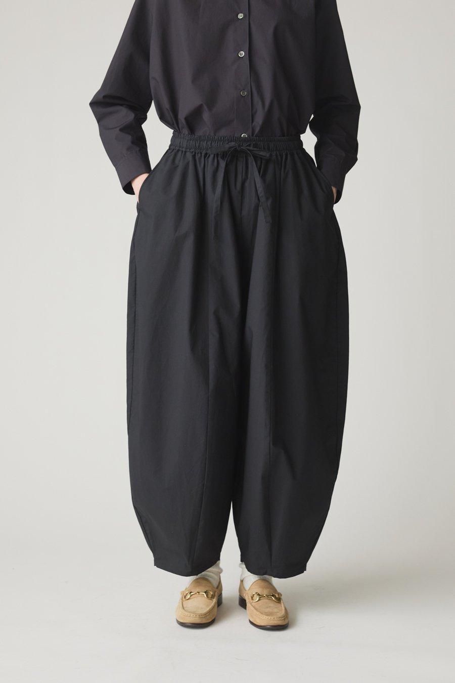 Lig. cocoon pants 黒　Mサイズ cocoon easy pants【キナリノ掲載】 - MidiUmi（ミディウミ