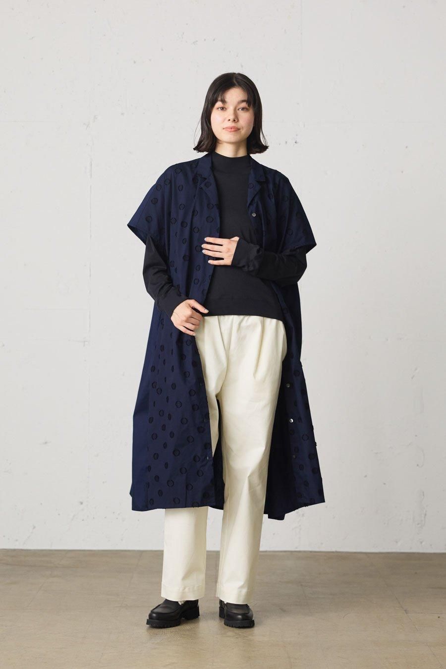 dots shirt one piece - MidiUmi（ミディウミ）｜OFFICIAL