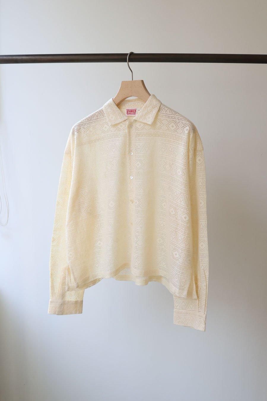 border russell lace shirt / INDIA INDUSTRY - MidiUmi