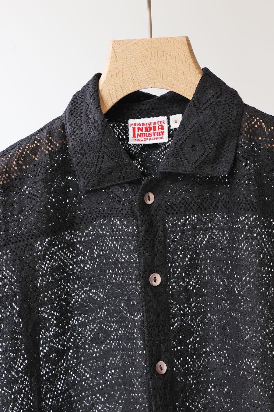 border russell lace shirt / INDIA INDUSTRY - MidiUmi