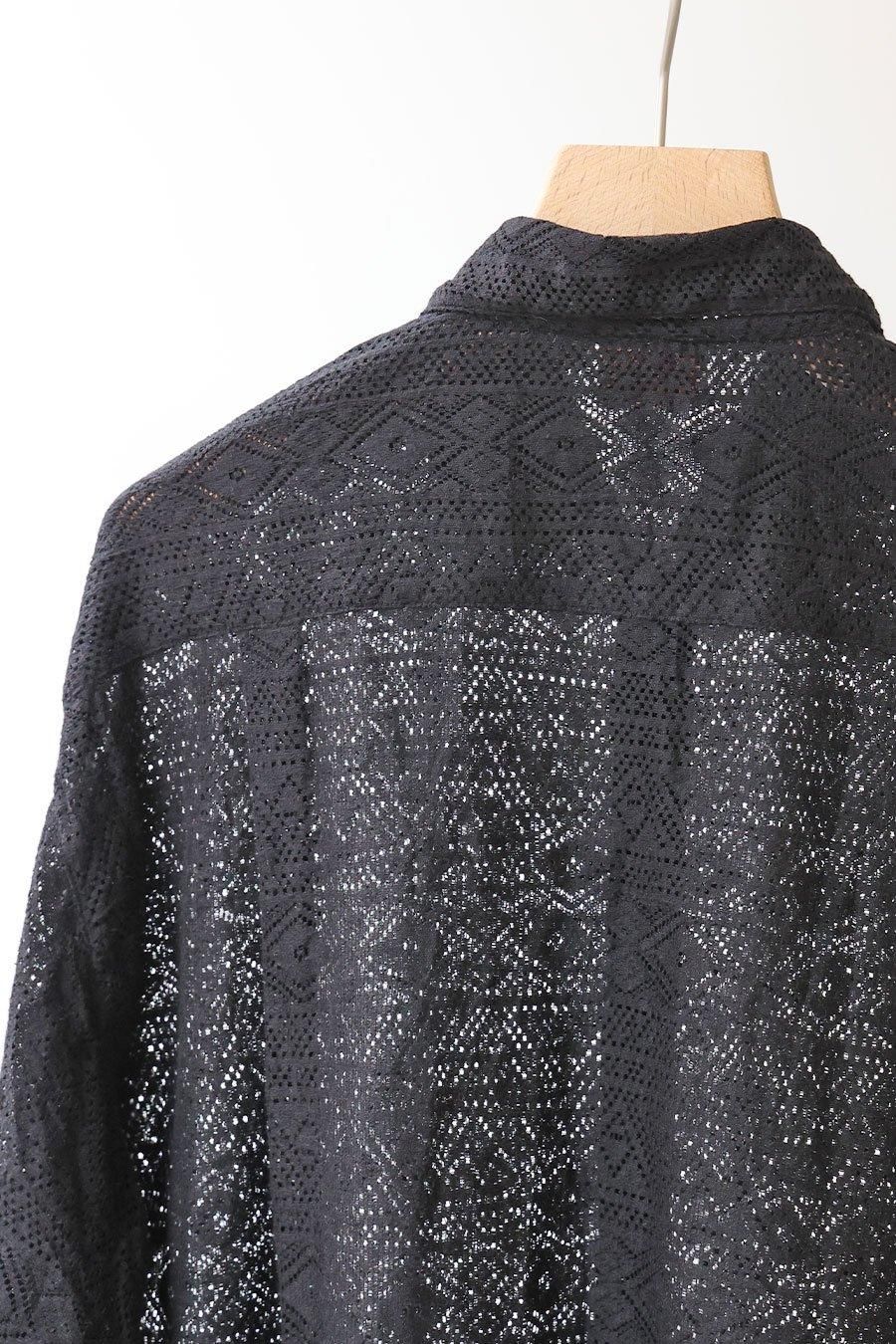 border russell lace shirt / INDIA INDUSTRY - MidiUmi border russell lace shirt / INDIA INDUSTRY - MidiUmi