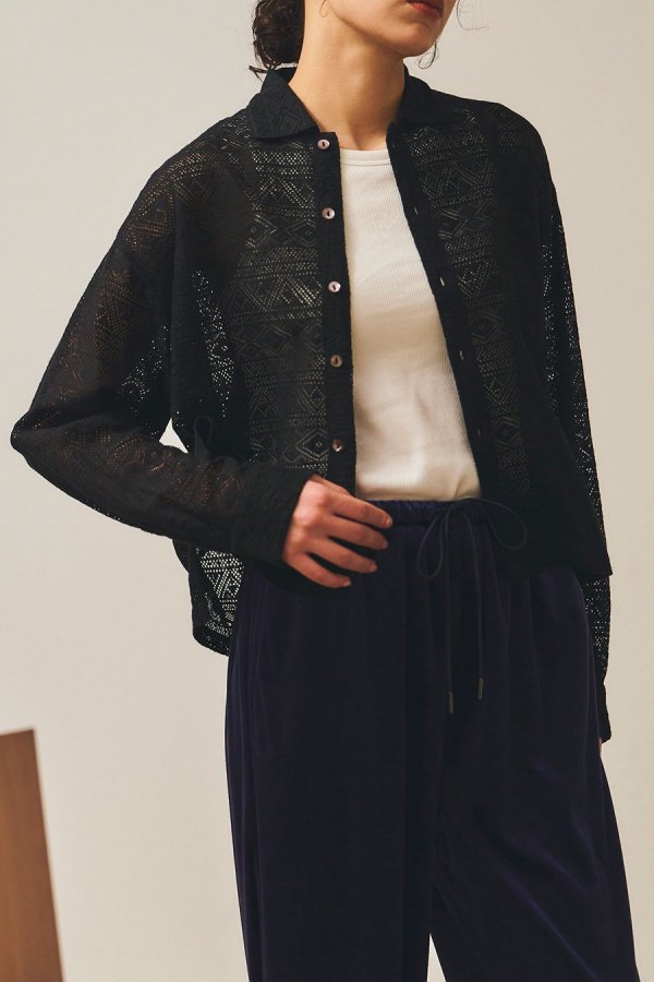 border russell lace shirt / INDIA INDUSTRY