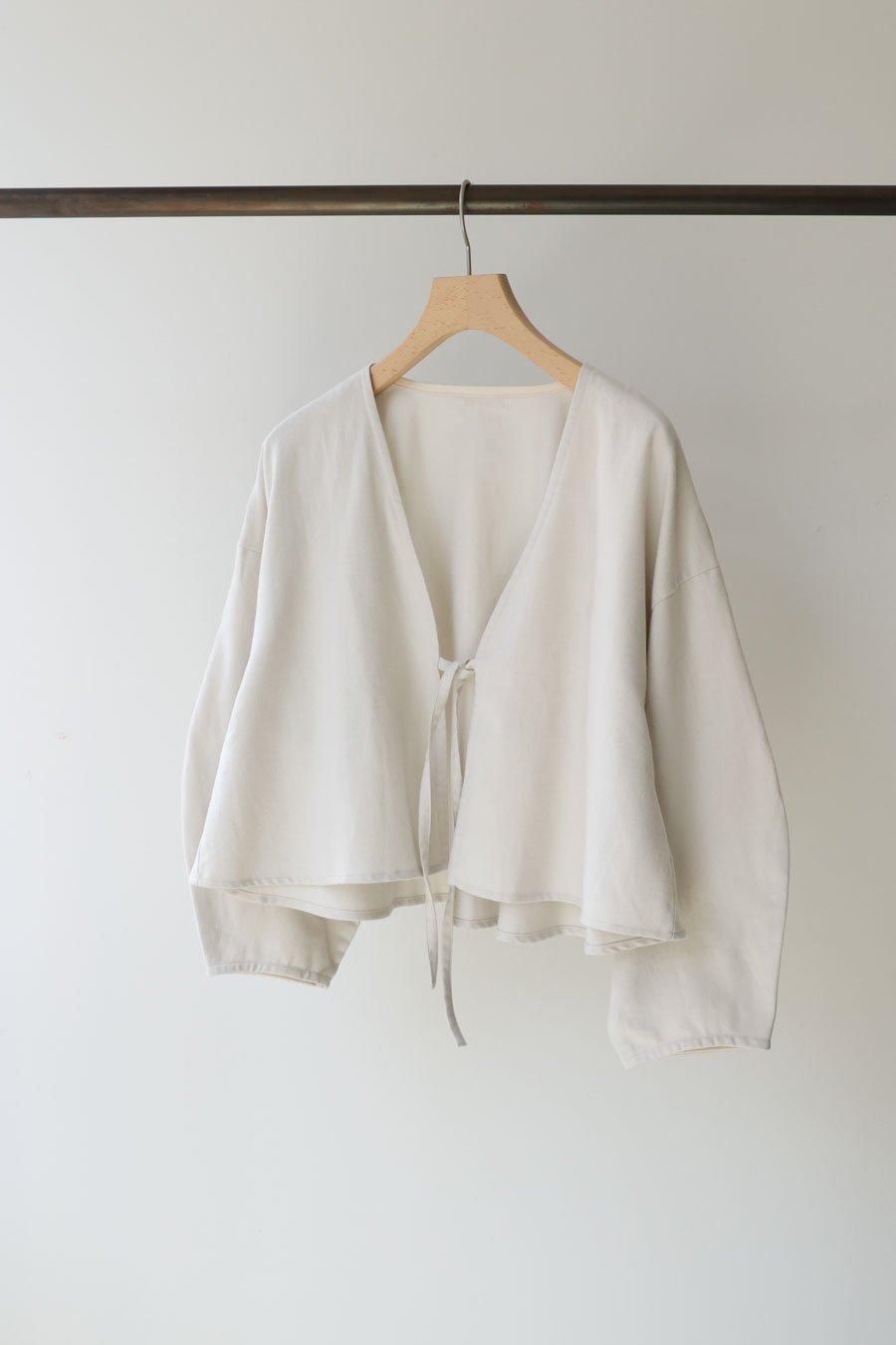 viyella front ribbon cardigan - MidiUmi（ミディウミ