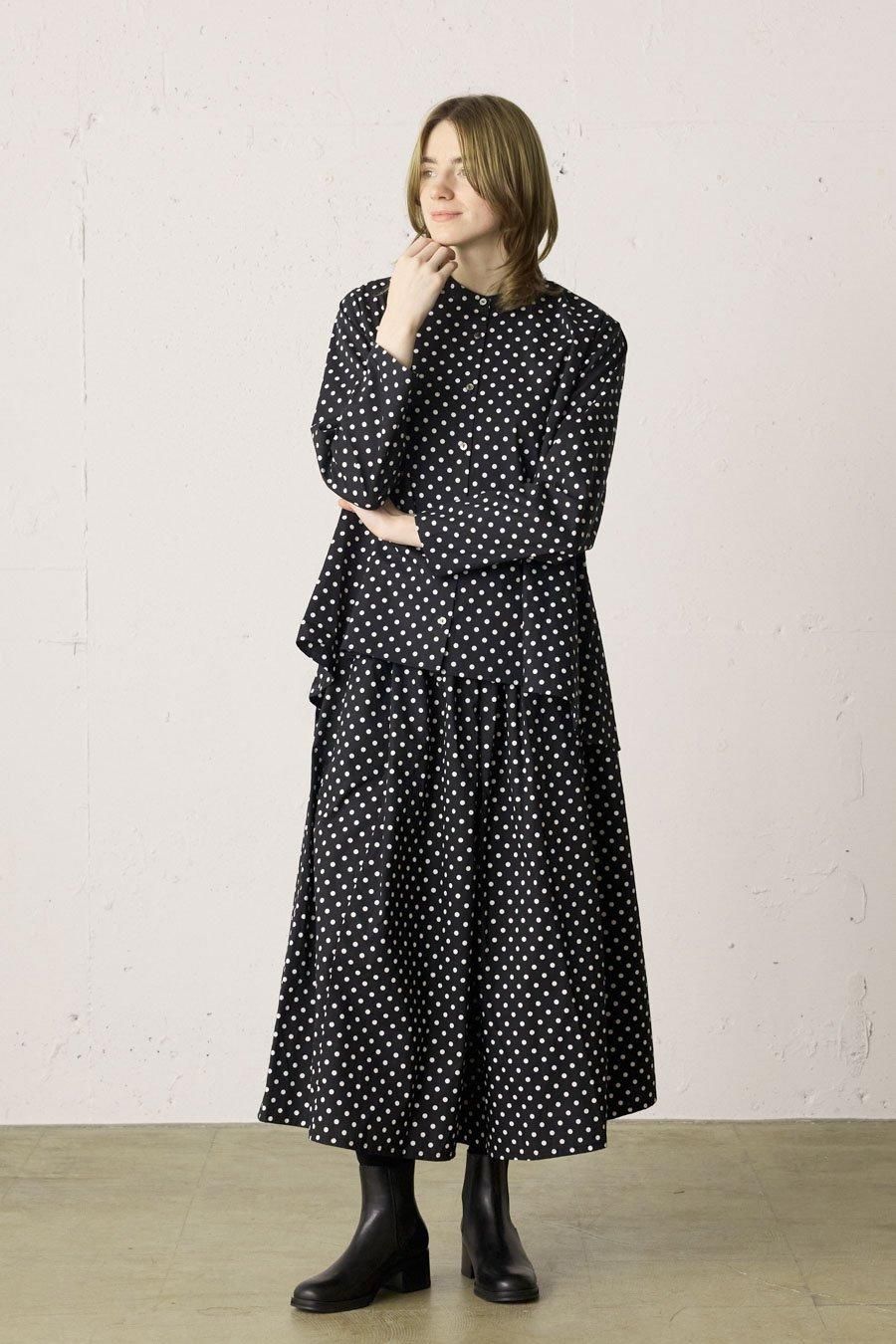 dots shirt - MidiUmi（ミディウミ）｜OFFICIAL ONLINE SHOP