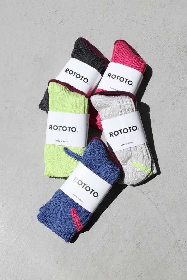 R1523 CHUNKY RIBBED CREW SICKS / ROTOTO