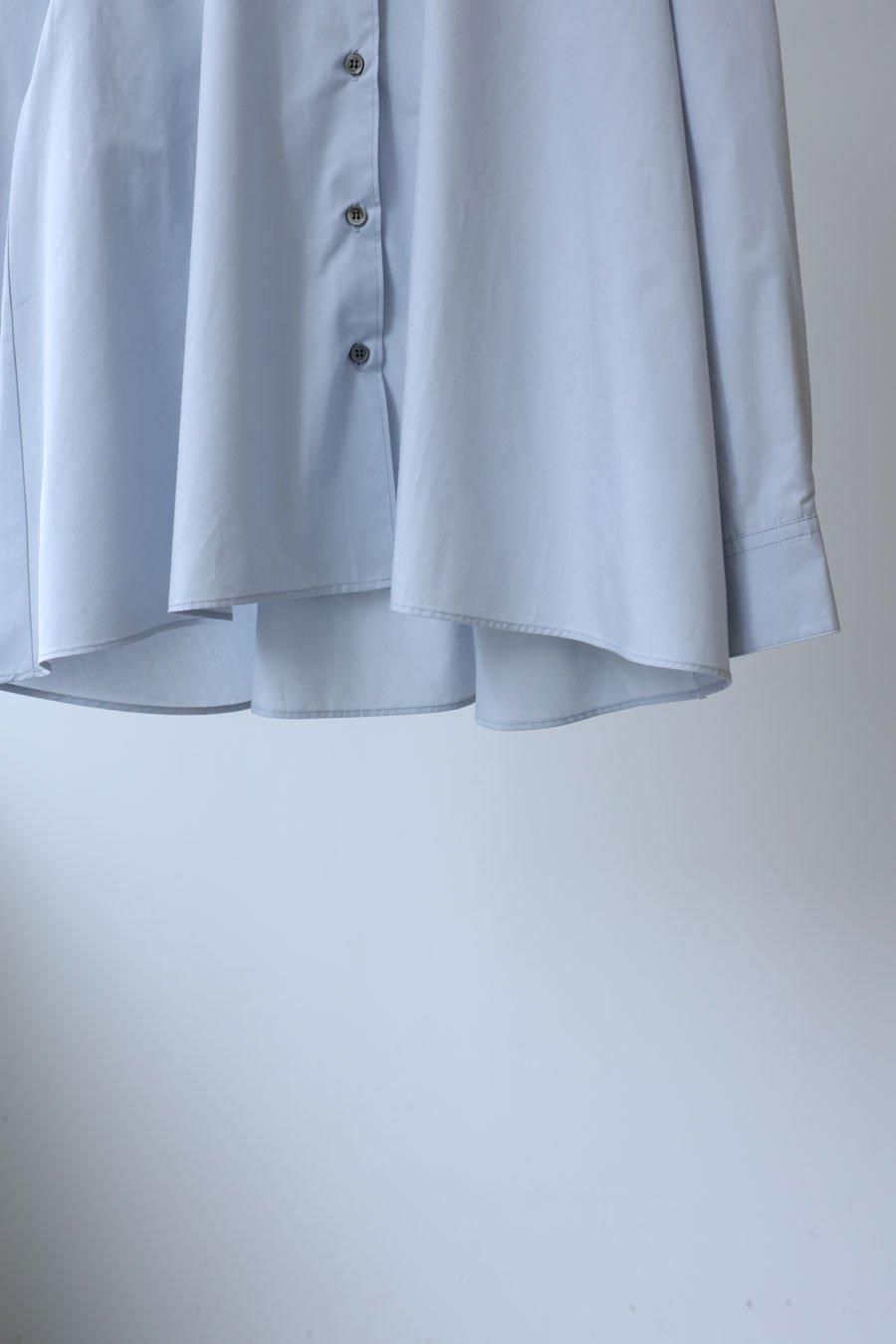 A line band collar shirt - MidiUmi(ミディウミ)|OFFICIAL A line band collar shirt - MidiUmi(ミディウミ)|OFFICIAL
