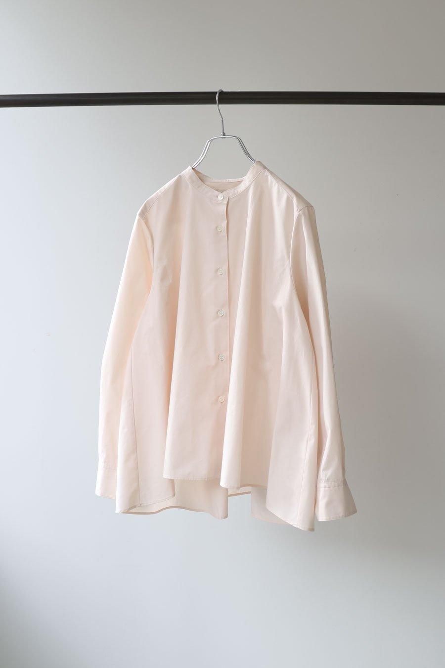 A line band collar shirt - MidiUmi(ミディウミ)|OFFICIAL A line band collar shirt - MidiUmi(ミディウミ)|OFFICIAL