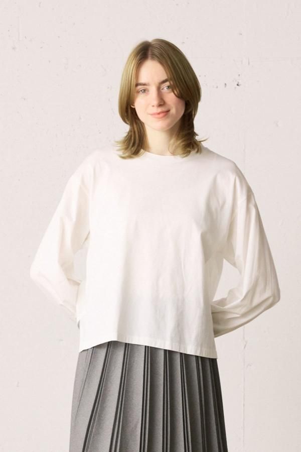 gather sleeve pullover