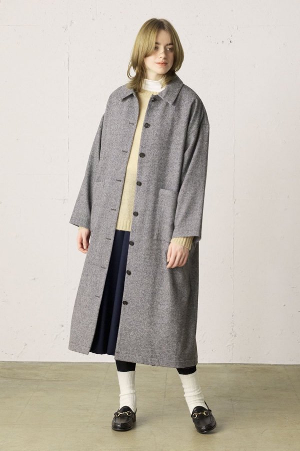 tweed coat onepiece