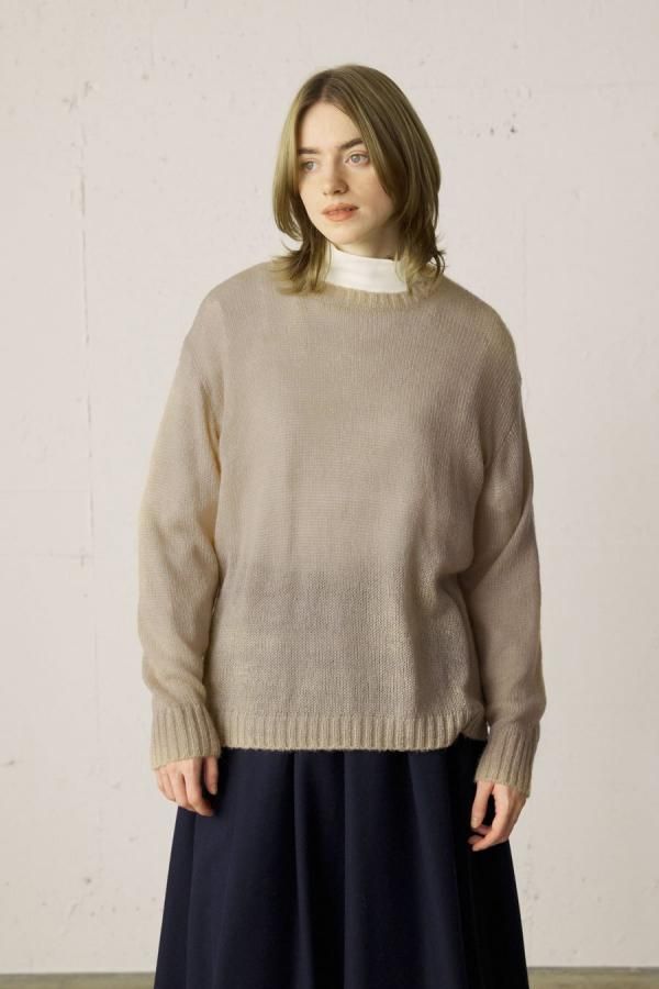 mohair wide pullover