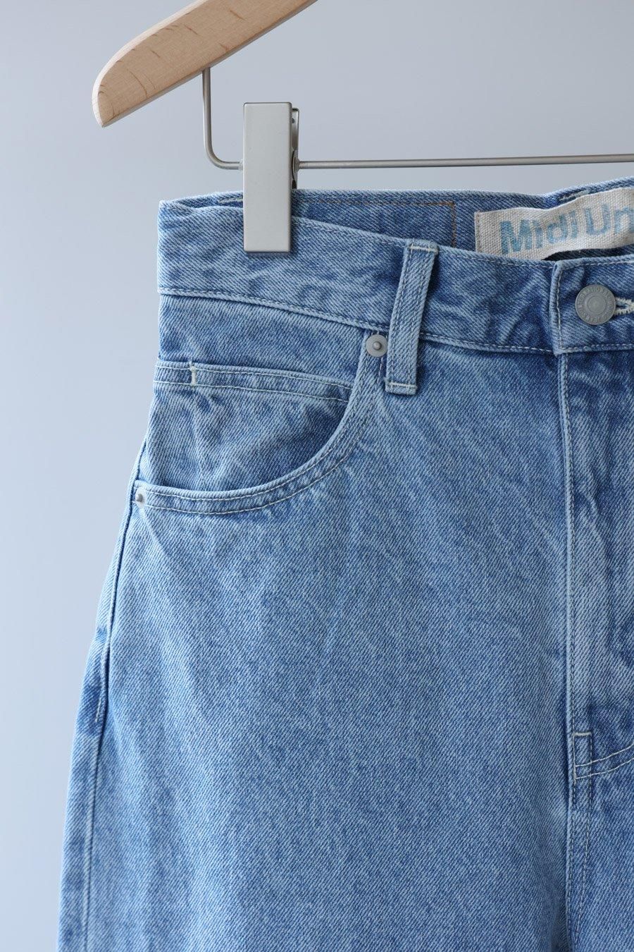 high waist wide straight denim【キナリノ掲載】 - MidiUmi