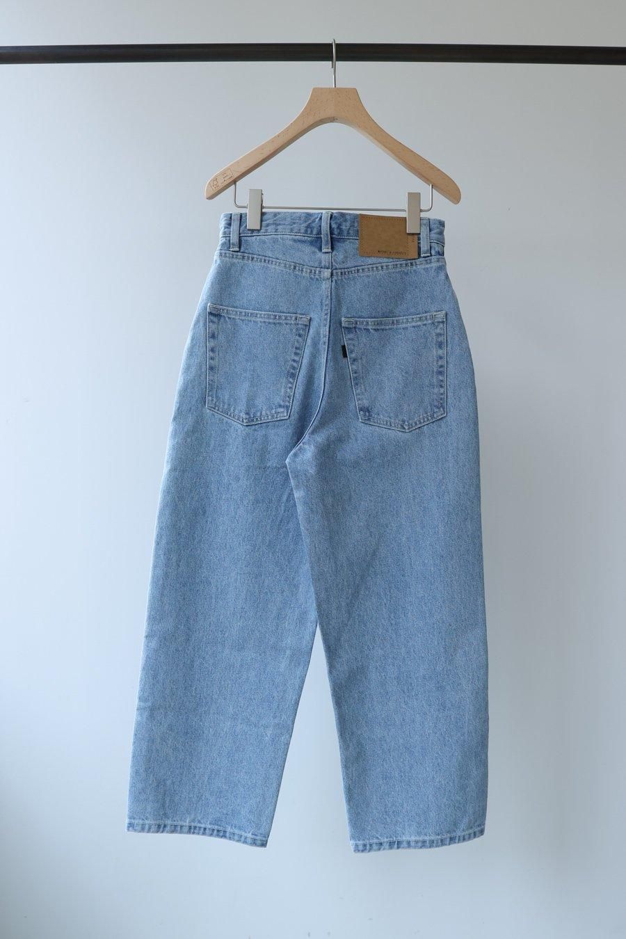 【超目玉】 straight wide waist high denim【キナリノ掲載】 MidiUmi - パンツ