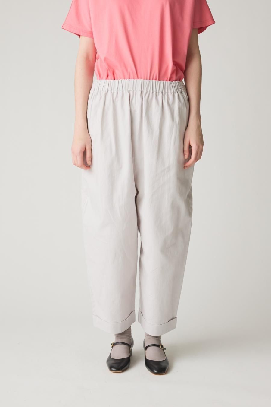 cotton linen wide easy pants - MidiUmi（ミディウミ