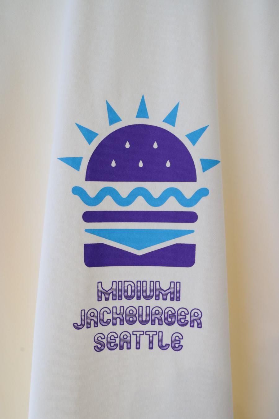 MidiUmi / ミディウミ MidiUmi ハンバーガープリントTシャツ hamburger print T shirt - MidiUmi（ミディウミ）｜OFFICIAL