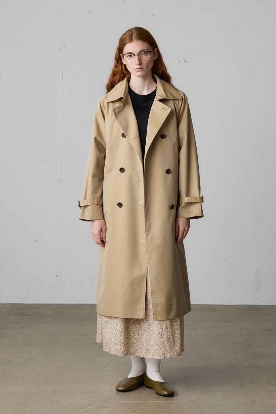 MYNE ベージュ ロングコートLONG TRENCH COAT なぐもふうか MYNE ベージュ ロングコートLONG TRENCH COAT なぐもふうか