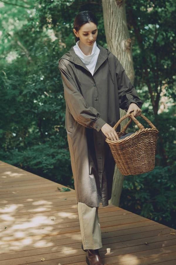 hooded shirt onepiece