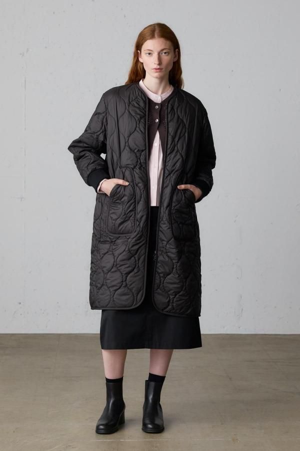 quilting long coat