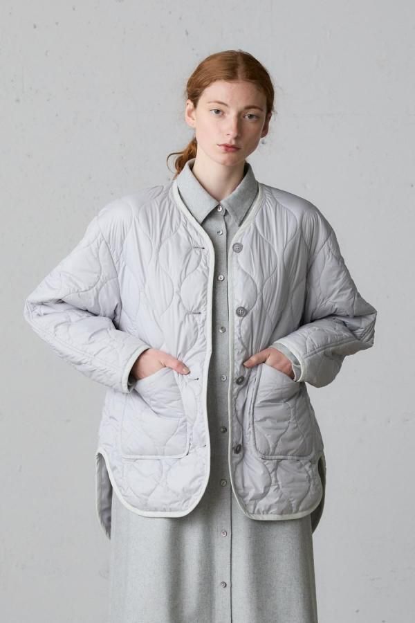 quilting cocoon sleeve jacket