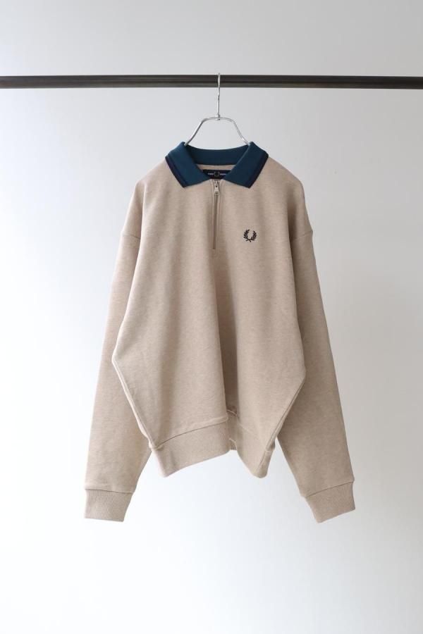ZIP NECK SWEAT SHIRT(G1149) / Fred Perry