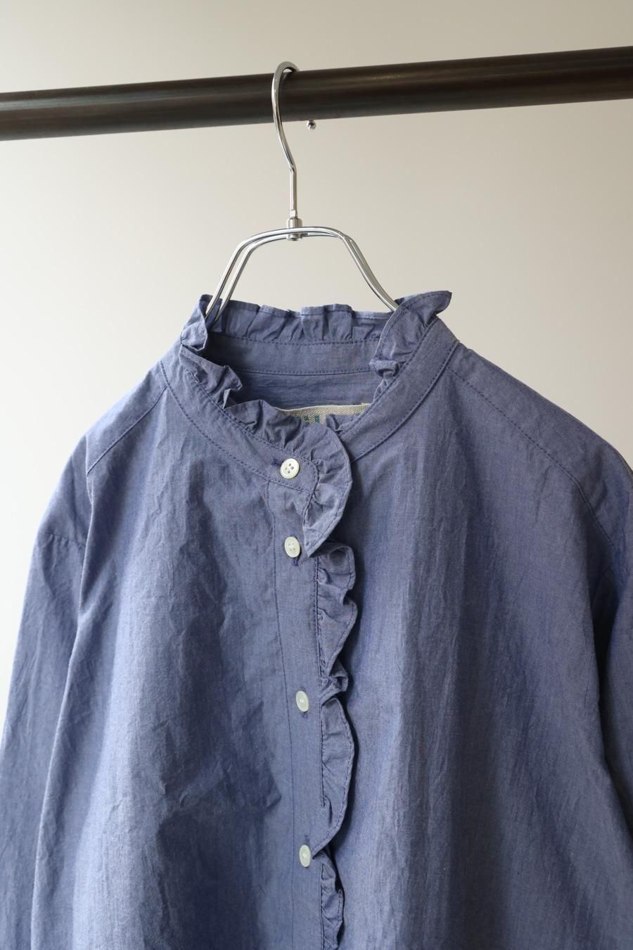 front half frill shirt【キナリノ掲載】【FUDGE11月号掲載