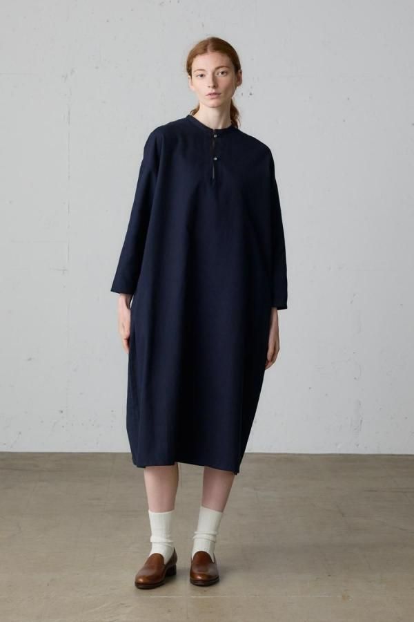 ワンピース mifumi ミディウミ MidiUmi MidiUmi ボタンダウンシャツワンピース
