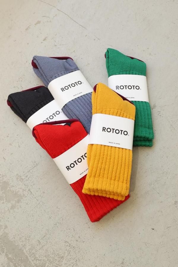 LOOSEPILE CREW SOCKS (R1334) / ROTOTO