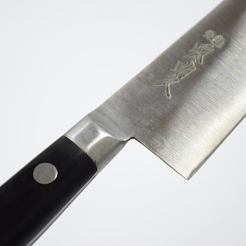 源助久「ツバ付牛刀」180mm 日本鋼 - 越前本手打包丁と農具の 源助久「ツバ付牛刀」180mm 日本鋼 - 越前本手打包丁と農具の
