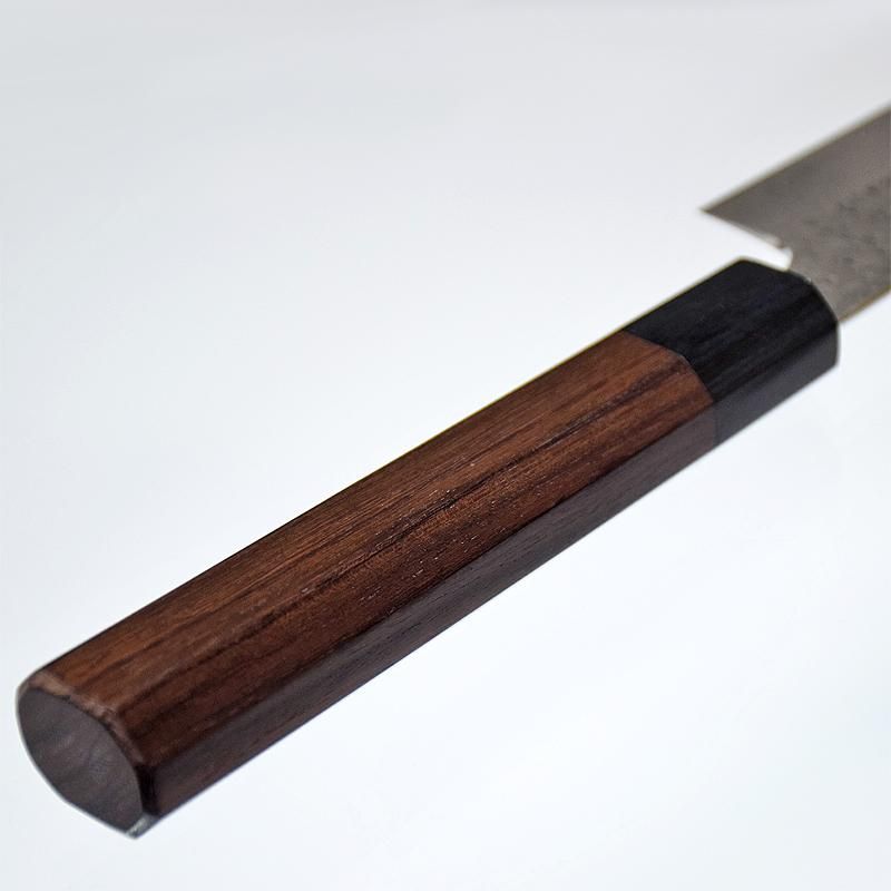 黒崎優 「閃光」 筋引240mm 粉末ハイス鋼SG2・鎚目打・紫檀八角 黒崎優 「閃光」 筋引240mm 粉末ハイス鋼SG2・鎚目打・紫檀八角