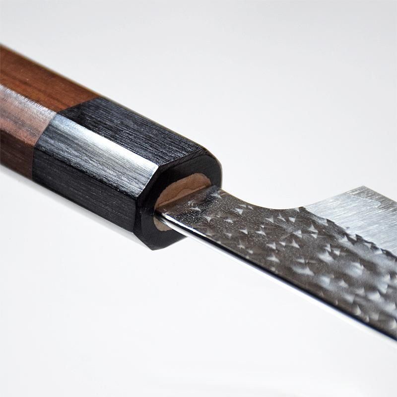 黒崎優 「閃光」 筋引240mm 粉末ハイス鋼SG2・鎚目打・紫檀八角 黒崎優 「閃光」 筋引240mm 粉末ハイス鋼SG2・鎚目打・紫檀八角