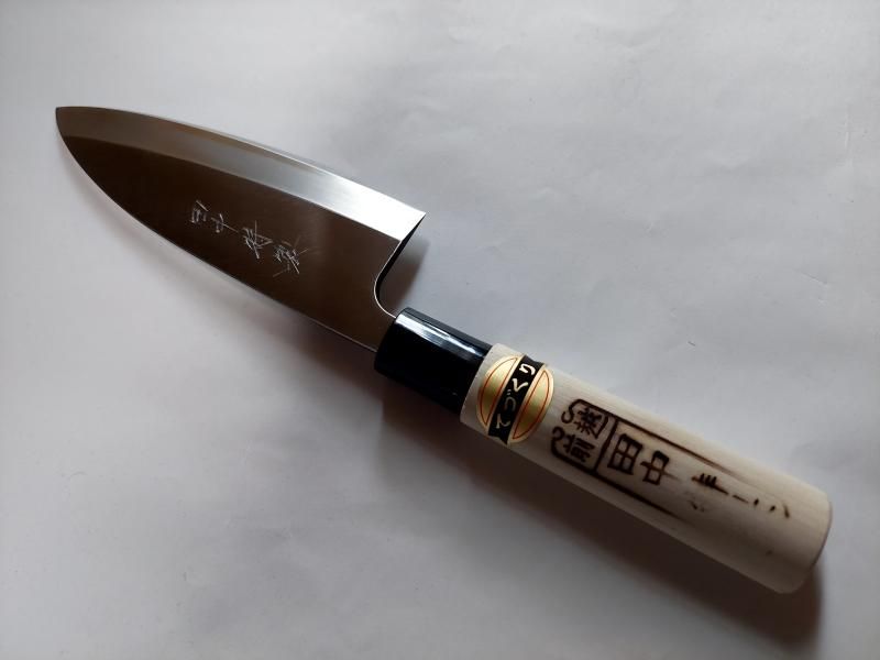 s1236 出刃包丁 スジ引き包丁 2本セット 錆有 鋼 木製ハンドル