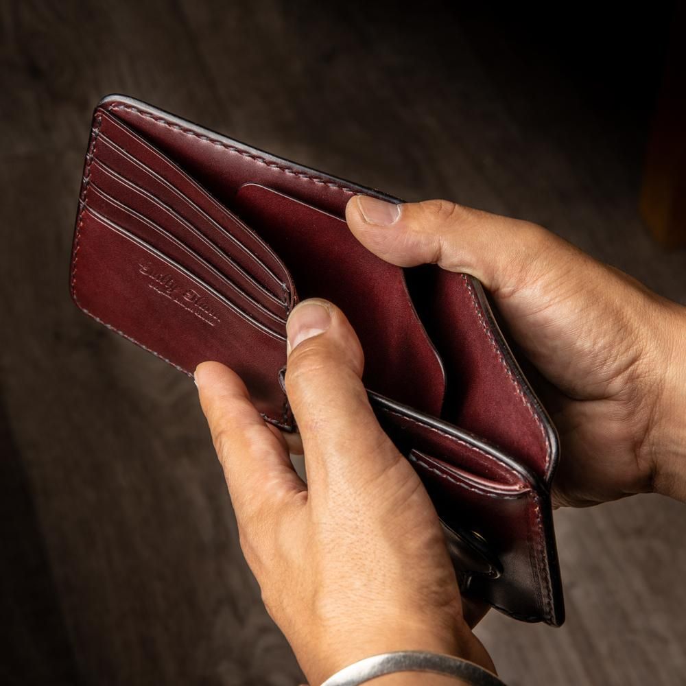 GF-HW6 BASKET HALF WALLET - Guilty Leather Factory