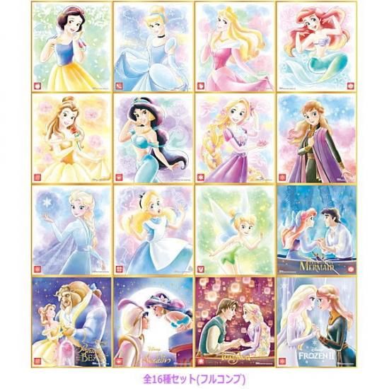 全部揃ってます!!】ディズニー 色紙ART [全16種セット(フルコンプ