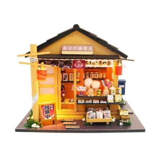 ミニチュアキット 秋日の雑貨店 M914z ドールハウス 組み立てdiyキット パーツは塗装済み M S ネコポス不可 ガチャガチャ 食玩 通販 トイサンタ本店 フィギュア カプセルトイ