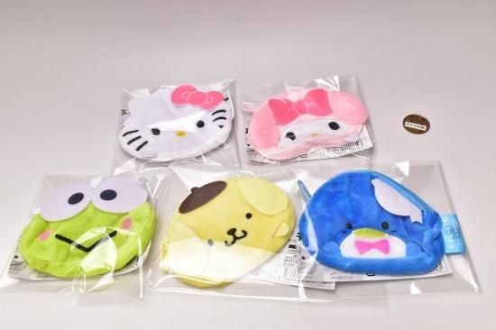 サンリオキャラクターズ　ぬいぐるみ　ポーチ　ガチャ　色々おまとめセット 全部揃ってます!!】サンリオキャラクターズ ふわふわポーチ