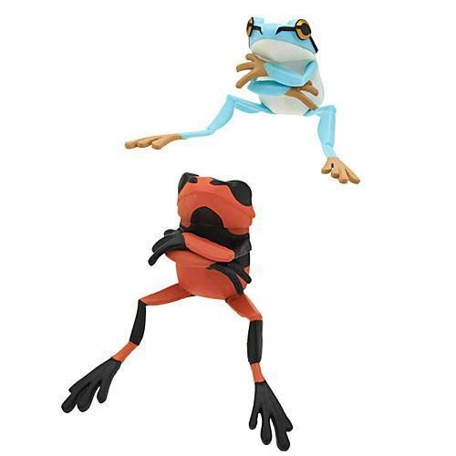 ヤムシスワークス 切り折り紙のカエル 2 リマニーヤドクガエルとアマガエル みずいろ ネコポス配送対応 C ガチャガチャ 食玩 通販 トイサンタ本店 フィギュア カプセルトイ