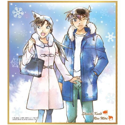 名探偵コナン 色紙art5 7 工藤新一 毛利蘭 ネコポス配送対応 C ガチャガチャ 食玩 通販 トイサンタ本店 フィギュア カプセルトイ